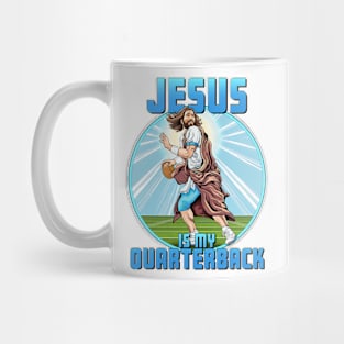 Jesus is my quarterback Mug